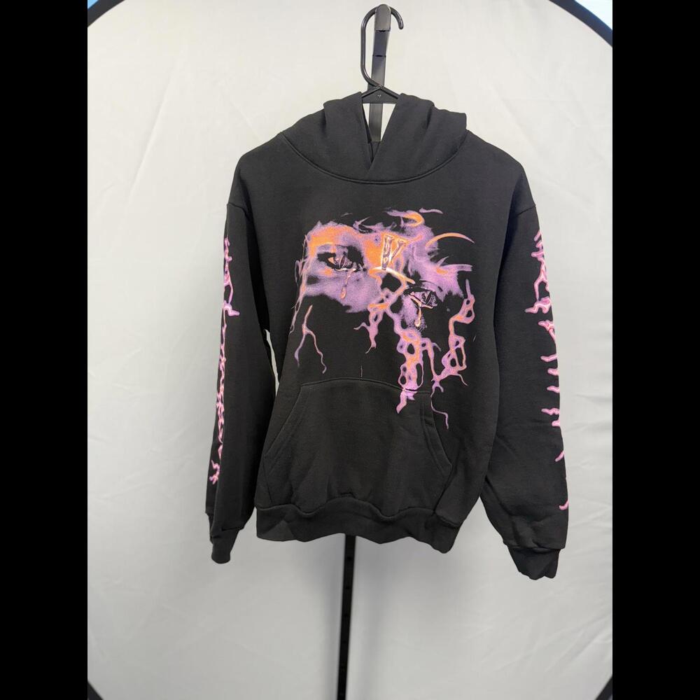 Vlone x Never Broke Again Eyes Hoodie Size Small New